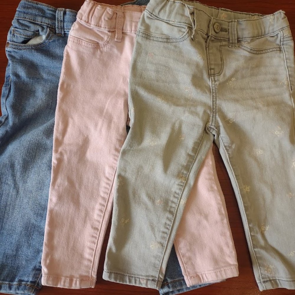 3 Pack of Toddler Jeans 24M